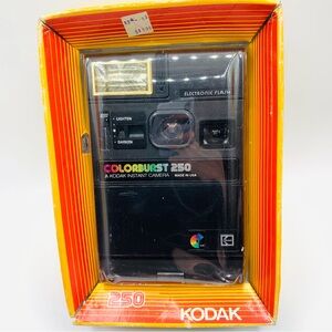 Vintage 1979 Kodak Colorburst 250 Instant Camera  Original Box & Manual Tested